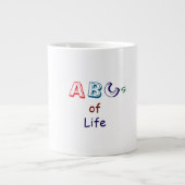 人生のABCマグ ジャンボコーヒーマグカップ (正面)