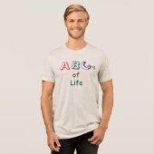 人生のABC Tシャツ (正面全面)