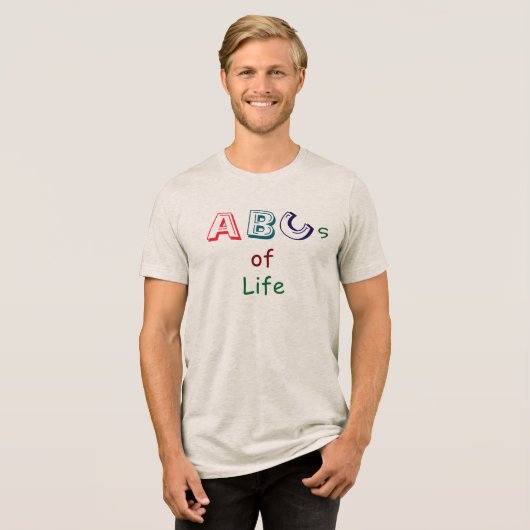 人生のABC Tシャツ (正面全面)