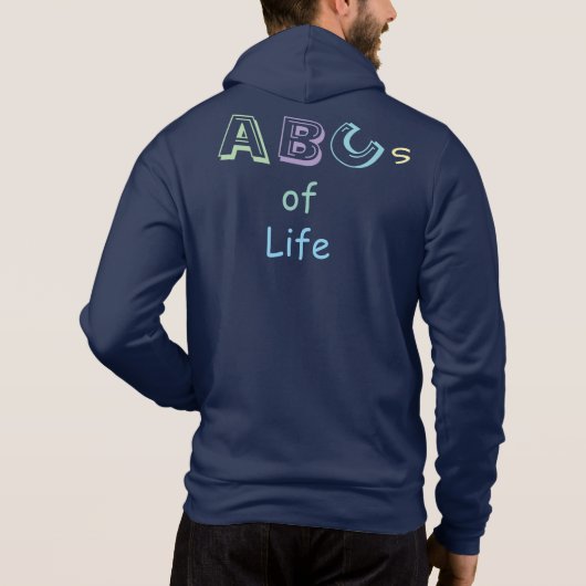 人生のABC Tシャツ (裏面)