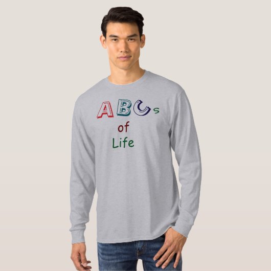 人生のABC Tシャツ (正面フル)