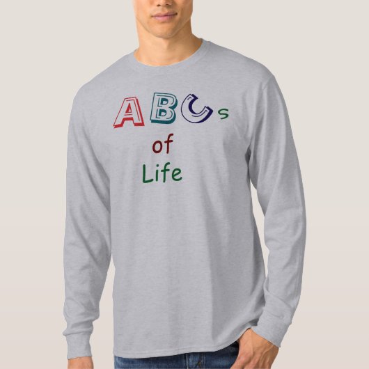 人生のABC Tシャツ (正面)