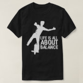 人生のEUCについてIs Balance All Tシャツ (デザイン正面)