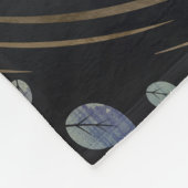 人生のYggdrasil -金ゴールド及び色彩の鮮やかな質の木 フリースブランケット (角)