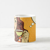 「人生はあなたはキルティング時に起こる」 11オズマグ コーヒーマグカップ (中央)