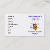 人生はある程度の勇気で満ちている 名刺 (正面)