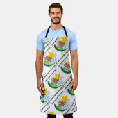 人生はいつも荒事から滑稽に移る エプロン (着用した状態)