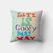 人生はおっちょこちょいのそんなもの クッション (裏面)