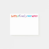 人生はおっちょこちょいのそんなもの ポストイット (正面)