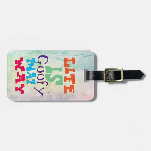 人生はおっちょこちょいのそんなもの ラゲッジタグ (正面横)