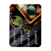 人生はお茶のカップ//茶道のようなものだ マグネット (縦)