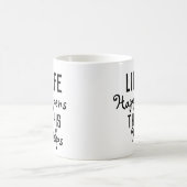 人生はこれだ救済 コーヒーマグカップ (中央)