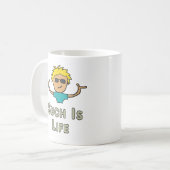 人生はそんなもの コーヒーマグカップ (正面左)