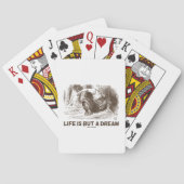 人生はただの夢（赤い王様のいびきの不思議の国） トランプ (裏面)