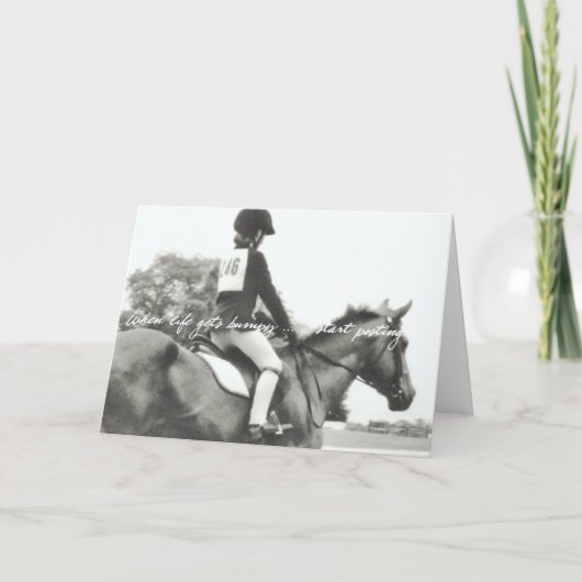 人生はでこぼこのグリーティングカード サンキューカード (正面)