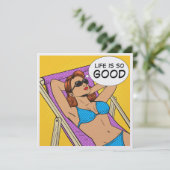 人生はとても良い招待状#3カクテル 招待状 (スタンド正面)