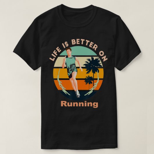 人生はの走より Tシャツ (デザイン正面)