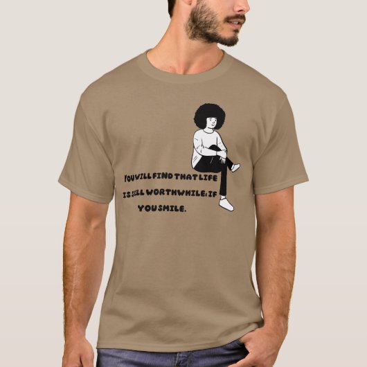 人生はまだまだ価値があるとわかる家族 Tシャツ (正面)