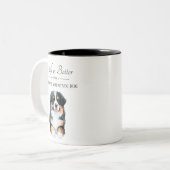 人生はより良いベルネーズマウンテンドッグ ツートーンマグカップ (正面左)