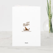 人生はアイスクリームのグリーティングカードのようなものだ カード (裏面)