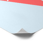 人生はアイスクリームのスローガン引用文 ポスター (角)