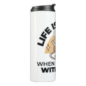 人生はイエスに甘い – キリスト教信仰ティーカップ タンブラー (回転左)