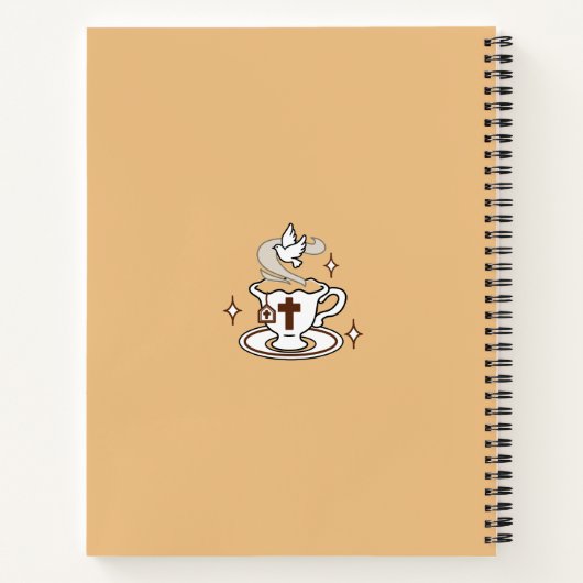 人生はイエスに甘い – キリスト教信仰ティーカップ ノートブック (裏面)