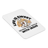 人生はイエスに甘い – キリスト教信仰ティーカップ マグネット (右側)