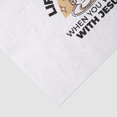 人生はイエスに甘い – キリスト教信仰ティーカップ 薄葉紙 (詳細)