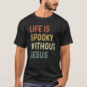 人生はイエス不気味キリスト教の宗教Hなしで Tシャツ