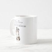 人生はオーストラリアの羊飼いだ コーヒーマグカップ (正面左)