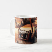 人生はカメラのようなものだ コーヒーマグカップ (正面左)