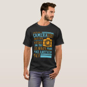 人生はカメラのように重要なPhに焦点を当てる Tシャツ (正面フル)