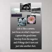 人生はカメラのポスターのようなものだ ポスター (正面)