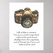 人生はカメラのポスターのようなものだ ポスター (正面)