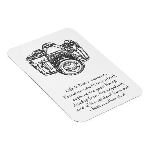 人生はカメラの引用文だ マグネット (右側)