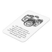 人生はカメラの引用文だ マグネット (左側)