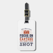 人生はカメラカメラマンの引用文 ラゲッジタグ (正面縦)