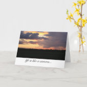 人生はカメラカードのよう感動的だ カード (黄色い花)