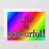 人生はカラフル ポストカード (正面/裏面)