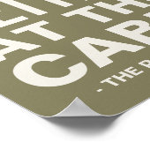 人生はキャビンプリントで良いパーソナライズされた ポスター (角)