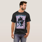 人生はキラキラVAPORWAVE美的に悲しいバラ Tシャツ (正面フル)