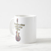 人生はギタ遊ーの後から始まる。レトロカラー コーヒーマグカップ (正面左)