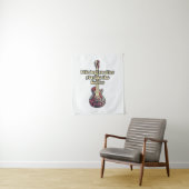 人生はギタ遊ーの後から始まる。レトロカラー タペストリー (インサイチュ)