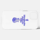 人生はギタ遊ーの後から。ヴィンテージブルー Case-Mate iPhoneケース (裏面 (横))