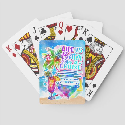 人生はクルーズの方が良い トランプ (裏面)