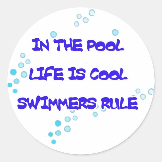 人生はクール丸い ラウンドシール (正面)