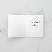 人生はケーキのグリーティングカードについて カード (内部)