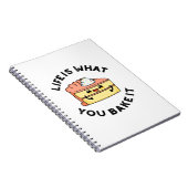 人生はケーキを焼くものおもしろいである ノートブック (右側)