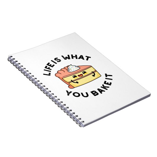 人生はケーキを焼くものおもしろいである ノートブック (右側)